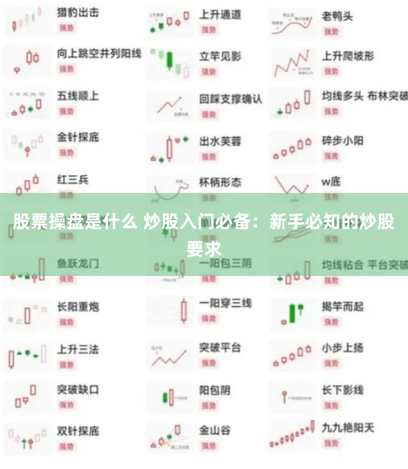 股票操盘是什么 炒股入门必备：新手必知的炒股要求